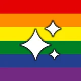 Ideas icon on the Pride flag